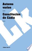 libro Constitución De Cádiz